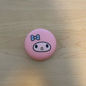 the crème shop x my melody macaroon lip balm!!